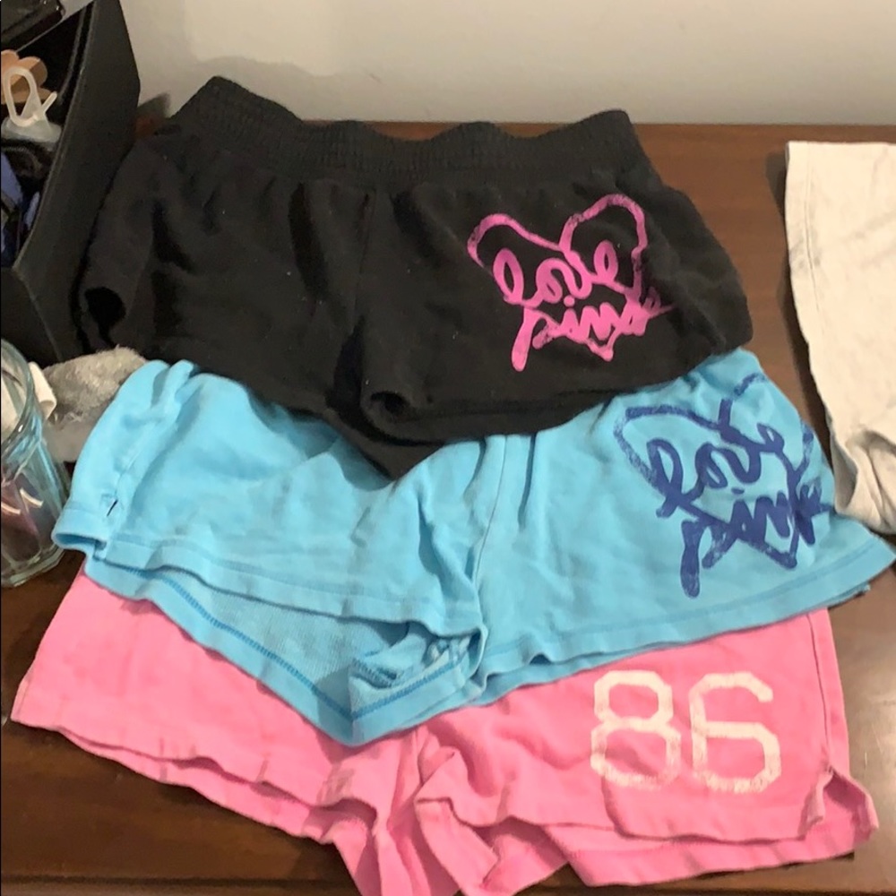 Love pink soft shorts